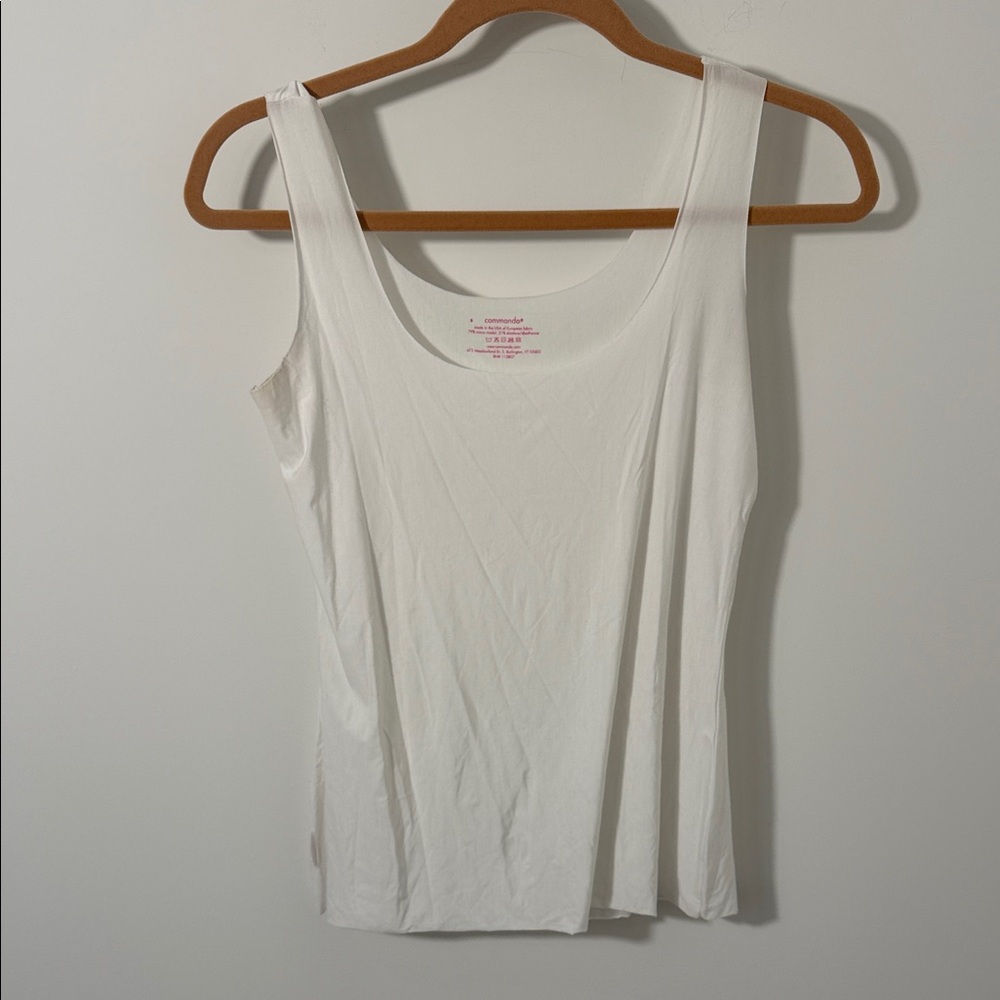 Commando Women’s white thin tank top size small - Picture 8 of 8